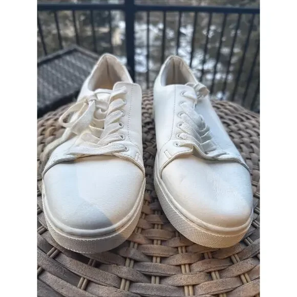 Joie Women’s Harvard White Leather Classic Lined Court Sneaker 9.5 US - Picture 3 of 14